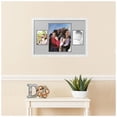 thumbnail image 2 of ArtToFrames Collage Photo Picture Frame with 1 - 11x14 and 2 - 5x7 Openings, Framed in White with TV Grey and Black Mats (CDM-3966-75), 2 of 8
