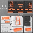 thumbnail image 3 of HOMCOM 33 Piece Metal Pegboard Panels with 16 Hooks, Bins and Racks, 3 of 10