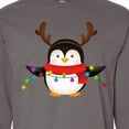 thumbnail image 4 of Inktastic Penguin Xmas Long Sleeve T-Shirt, 4 of 5