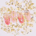 thumbnail image 2 of 1 bolsa Pro Metallic Nail Stickers Nail Art Decals Manicure Decor (MDHZ-19) Ehuebsd cuidado belleza, 2 of 9