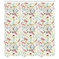 thumbnail image 3 of Ambesonne Floral Shower Curtain, Botanical Spring Petals, 69"Wx84"L, Multicolor, 3 of 3