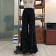 thumbnail image 1 of Pantalones ajustados de cintura alta de verano para mujer, pantalones de pierna ancha casuales de moda con lentejuelas de colores europeos y americanos para mujer, 1 of 6
