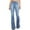 001_Light blue, variant on frariair Bootcut Jeans for Women High Waist Pocket Wide Leg Flared Skinny Button Trousers Dark Blue