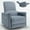 Power Recliner Blue, variant on JONPONY Power Recliner Chair Nursery Rocking Chairs Swivel Rocker Recliner,Glider Recline Nursery Chair for Adults with Lumbar Support,High Back,Upholstered Deep Seat,Blue Gray