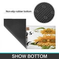 thumbnail image 7 of 2 Piece Sunflower Flowers on Yellow Background Rug Kitchen Rug Set, Decor Kitchen Rugs, Absorbent Non-Slip Washable Floor Mats, Home Indoor Runner Rugs 17"x47"+17"x30", 7 of 7