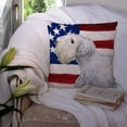 thumbnail image 3 of Carolines Treasures BB9684PW1414 Sealyham Terrier Patriotic Fabric Decorative Pillow  14Hx14W multicolor, 3 of 4