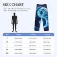 thumbnail image 2 of Salouo Blue Yin And Yang Print Pajama Pants for Men, Lounge Pants Elastic Waistband Casual Men's sleepwear Loungewear Sleep Pajama Pant -X-Large, 2 of 7