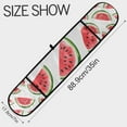 thumbnail image 3 of Yayeee Double Oven Mitt Kitchen Heat Resistant Baking 35" x7" Quilted Glove, White Watermelon, 3 of 6