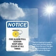 thumbnail image 6 of (2 Pack) Fire Alarm Pull Station Sign, 6 of 7