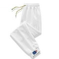 thumbnail image 3 of Afdoent Men's Pants Comfortable Stretchable Breathable Soft Lightweight Loose Fit Everyday Wear Durable Versatile Trousers For Daily Use Loose Fit, 3 of 3
