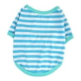 thumbnail image 2 of Dog Striped T Shirt Dog Shirt Pet Apparel For Small To Medium Dogs Puppy, 2 of 9