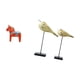 thumbnail image 5 of Figura decorativa tradicional sueca de un pájaro, hecha de madera maciza pintada a mano, ideal para la oficina, el salón o la mesa del dormitorio., 5 of 8