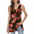 thumbnail image 2 of PPYOUNG Womens Summer Casual Tank Tops Sleeveless V-Neck Tees Pleated Tunic Blouses Shirt, 2 of 4