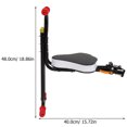 thumbnail image 4 of Miangastore 1 Set Children Bike Seat Chair Electric Bike Saddle Useful Children Safety Saddle, 4 of 8