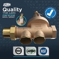 thumbnail image 3 of Zurn 114-600XL Lead-Free FNPT Union Pressure Reducing Valve, 3 of 11