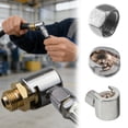 thumbnail image 2 of Heavy Duty Industrial Grease Fitting Coupler for Pneumatic Tools and High-Pressure Lubrication Systems, 2 of 6