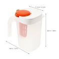 thumbnail image 2 of SKISUNO Pot à Jus Moderne en Plastique Blanc pour Usage Domestique 1ensemble Rentrée des Classes, 2 of 8
