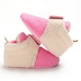 thumbnail image 6 of Krdevn Girls Boots - Baby Booties Warm Slippers Toddler Winter Boots with Non Bottom -Toddler Boots,Cowgirl Boots,Color:Hot Pink,Size:0-6 Months, 6 of 7