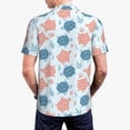 thumbnail image 4 of Balery Sea Turtle Printed Men’s Short Sleeve Polo Shirt, Midweight Men's Shirt,Golf Polo shirts -Small, 4 of 9
