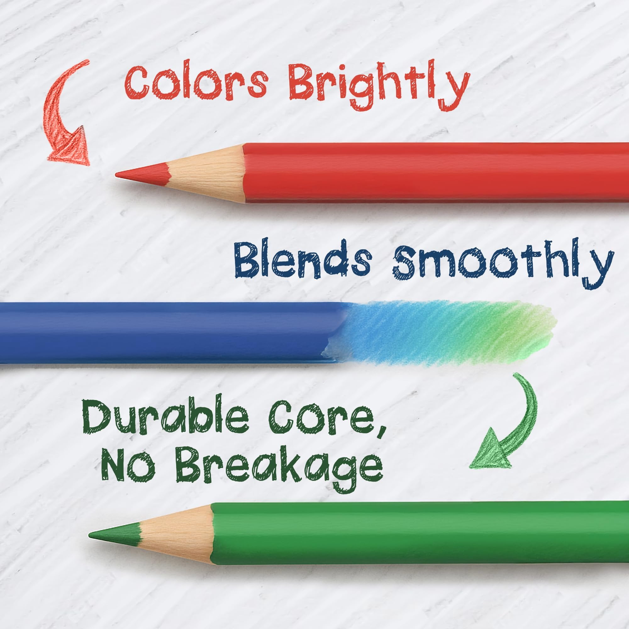 Darice Colored Pencils Bulk, 24 Packs 288 Count 12 Colors, Pre-Sharpened Kid Coloring Book Pencils Set, Arts & Crafts School Supplies for Kids