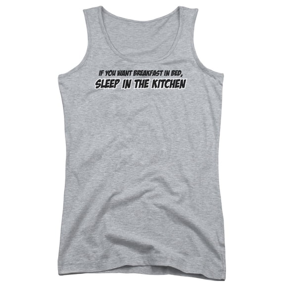 - Breakfast In Bed - Juniors Tank Top - Medium