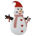 thumbnail image 3 of vidaXL Christmas Inflatable Snowman LED Lights 8 ft, 3 of 11