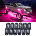 thumbnail image 1 of Luces LED tipo rock para camiones Honalia, 12 cápsulas RGB con APP Music, 1 of 6