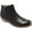Black Veg Tumbled Leather, variant on SoftWalk Womens Rocklin Leather Distressed Chukka Boots Gray 6.5 Wide (C,D,W)