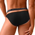 thumbnail image 1 of Vedolay Briefs Crazy Boxers Underwear Stripes Waist Fashion Men's Color Comfortable Mens Briefs,Black XL, 1 of 4