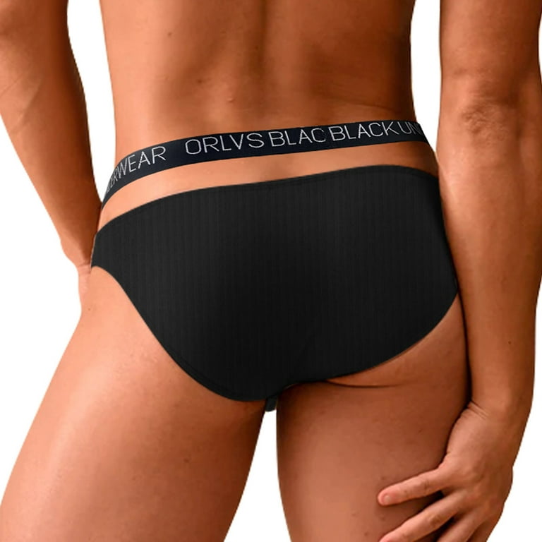 adviicd Compression Underwear For Men Cotton Boxer Briefs For Men Men's Low  Rise Briefs Breathable Bikini Soft Stretchy Underwear Black L