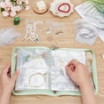 thumbnail image 3 of 51 piezas/1 juego de organizador de joyas transparente para pendientes, estuche de viaje para pendientes, bolsa de plástico con cremallera, bolsa plegable portátil con bolsillo, 3 of 9