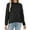 Black, variant on Women's Oversized Cable Knit Crewneck Sweater, Chunky Ribbed Pullover Top with Relaxed Fit for Fall Winter 2025 Fashion, Cozy Comfort Wear and Casual Everyday Outfits Black L