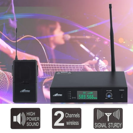 RADIGS RWM60U UHF Headset & Guitar Instrument Wireless Microphone System