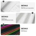 thumbnail image 7 of Wukai Colorful Stripes Print Kitchen Towels Quick Dry Washcloths, Coral Velvet Dishtowels Multipurpose Reusable Cloths, Soft Tea Absorbent Cleaning Cloths, 7 of 7