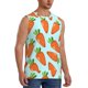 thumbnail image 2 of Balery Cartoon Carrot Camisetas sin mangas para hombre, absorbe la humedad y protege contra el mal olor.-Small, 2 of 7