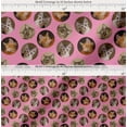 thumbnail image 2 of Soimoi Cotton Poplin Fabric Cat Face Animal Printed Craft Fabric by The Yard 42 Inch Wide, 2 of 7