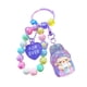 thumbnail image 5 of Pulsera de cuentas con llavero decorativo para mujeres, adultos y niños. Violeta, 5 of 9