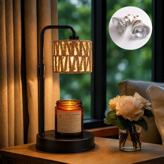 DAYBETTER Candle Warmer Lamp with Timer Dimmable, Adjustable Height Wax Melter Warmer for Jar Candles, Birthday Gifts for Women Men, Home Decor