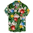 thumbnail image 4 of Retro Tropical Bowling Hawaiian Shirt For Men Vintage Aloha Bowling Mens Hawaiian Shirts Short Sleeve Button Down Shirt Men TO1, 4 of 7