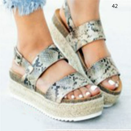 

Women Sandals Open Toe Thick Sole Flat Breathable Female Shoes for Summer Accessories Comfortable Elegant Sandals Shoes Women Summer Casual Open Toe Thick Sole Flat Breathable 42