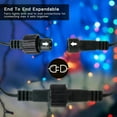 thumbnail image 2 of JUNWELL65ft 200 LED Twinkle Christmas String Lights  Plug in Outdoor Indoor Fairy Lights for Christmas Tree  Patio  Garden  Party  Wedding Decorations(Warm White), 2 of 7