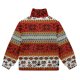 thumbnail image 4 of Sudadera para hombre Sudaderas de otoño Moda informal Franela Navidad Estampado en 3D Cuello alto Manga larga Cremallera Odeerbi ODB-5, 4 of 5