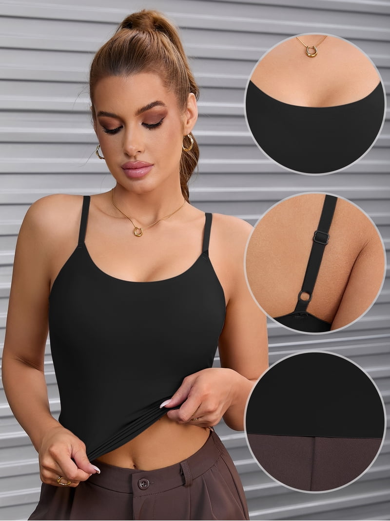 DARING DIVA Women's Body Shaper Cami Vest Tummy Control Shapewear DARING DIVA Women's Body Shaper Cami Vest Tummy Control Shapewear