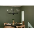 thumbnail image 6 of 52526BK Kichler Lighting Deela - 8 Light Chandelier-27 Inches Tall and 36 Inches Wide-Black Finish, 6 of 20
