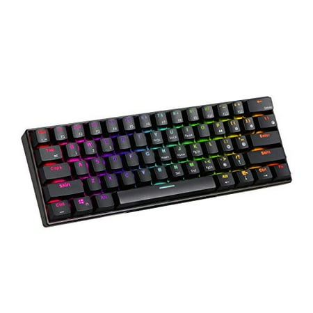 keyboard rk61 wireless wired bluetooth mechanical compact keys rgb portable gaming mini royal kludge