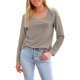 thumbnail image 5 of RKSTN Long Sleeve Shirts for Women Oversized Crewneck Slim Base Layer T Shirt Top Womens Casual Solid Plus Size Round Neck Loose Fits Comfy Cozy Basic Tee Shirt Fall Spring Clothes, 5 of 10