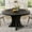Black, variant on Tribesigns Round Dining Table for 4-6, 47.24-Inch Farmhouse Kitchen Table, Wood Dining Table with Pedestal Base, Small Dinner Table for Dining Room,Living Room, Small Space
