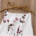 thumbnail image 3 of Baby Toddler Girls Floral Pattern Strap Harem Backless Jumpsuit (120/4-5 Years), 3 of 4