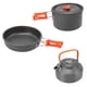 thumbnail image 1 of Juego De Utensilios De Cocina Para Exteriores, Juego De Ollas Para Acampar Al Aire Libre, Mangos De Rebote Automático, Resistencia A Altas Temperaturas Para Pescar ANGGREK Otros, 1 of 8