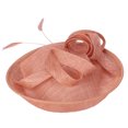 thumbnail image 1 of Elegante sombrero de boda nupcial, gorro de iglesia, accesorios para fiesta de té para mujer, decoración (rosa), 1 of 8
